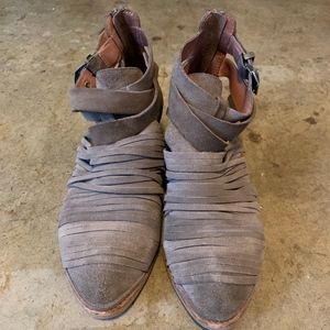 Jeffrey Campbell Gray Nuestra Booties